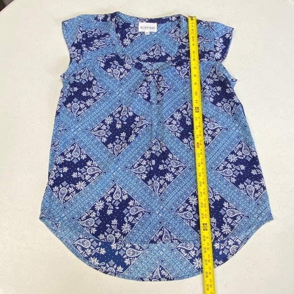 Olive & Oak red white blue top size L - Picture 2 of 6